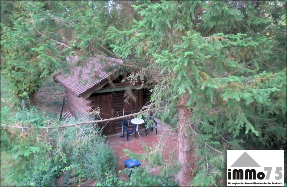 Holzblock Hütte